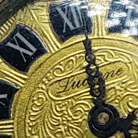 Lucerne Swiss Made Wind Up Gold Watch Pendant Necklace 1960s Vintage main image 5